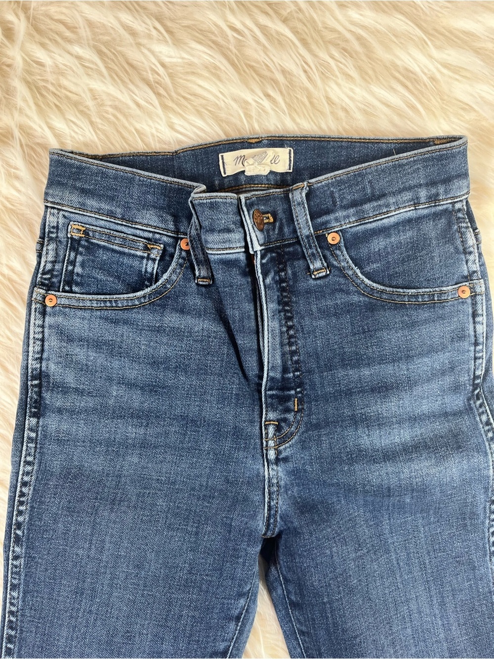 Madewell Jeans Women's 27x28 High Rise Skinny Medium Wash